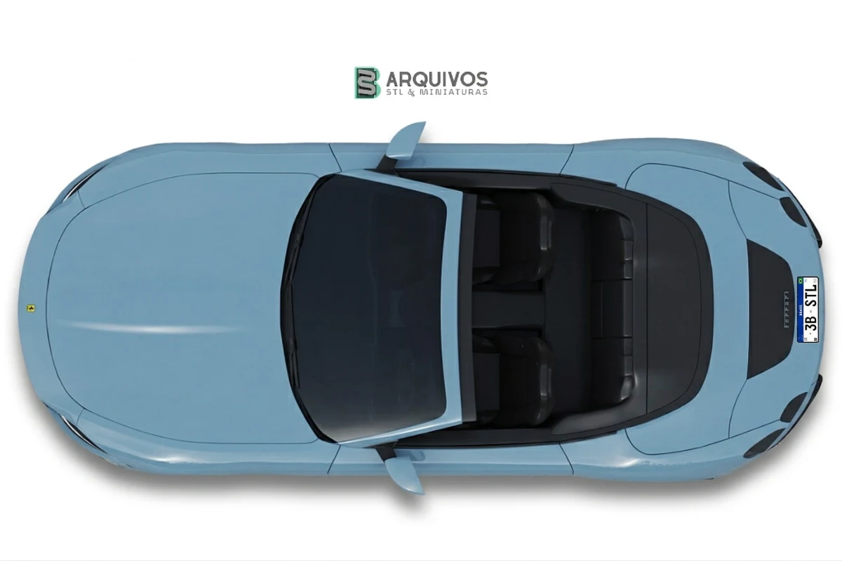 Modelo 3D STL - Ferrari Roma Spider — foto 5